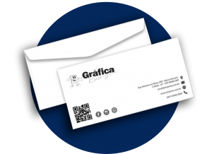 Envelope Carta P&B OFF-SET 90gr/m² 11,5x23 cm 1/0  Corte, Vinco, Fechamento de Envelope e colagem 